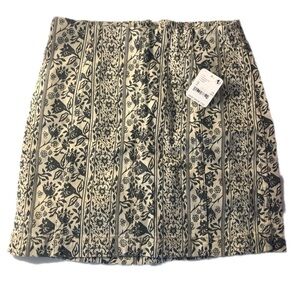 NWT Free People Modern Femme Denim Miniskirt